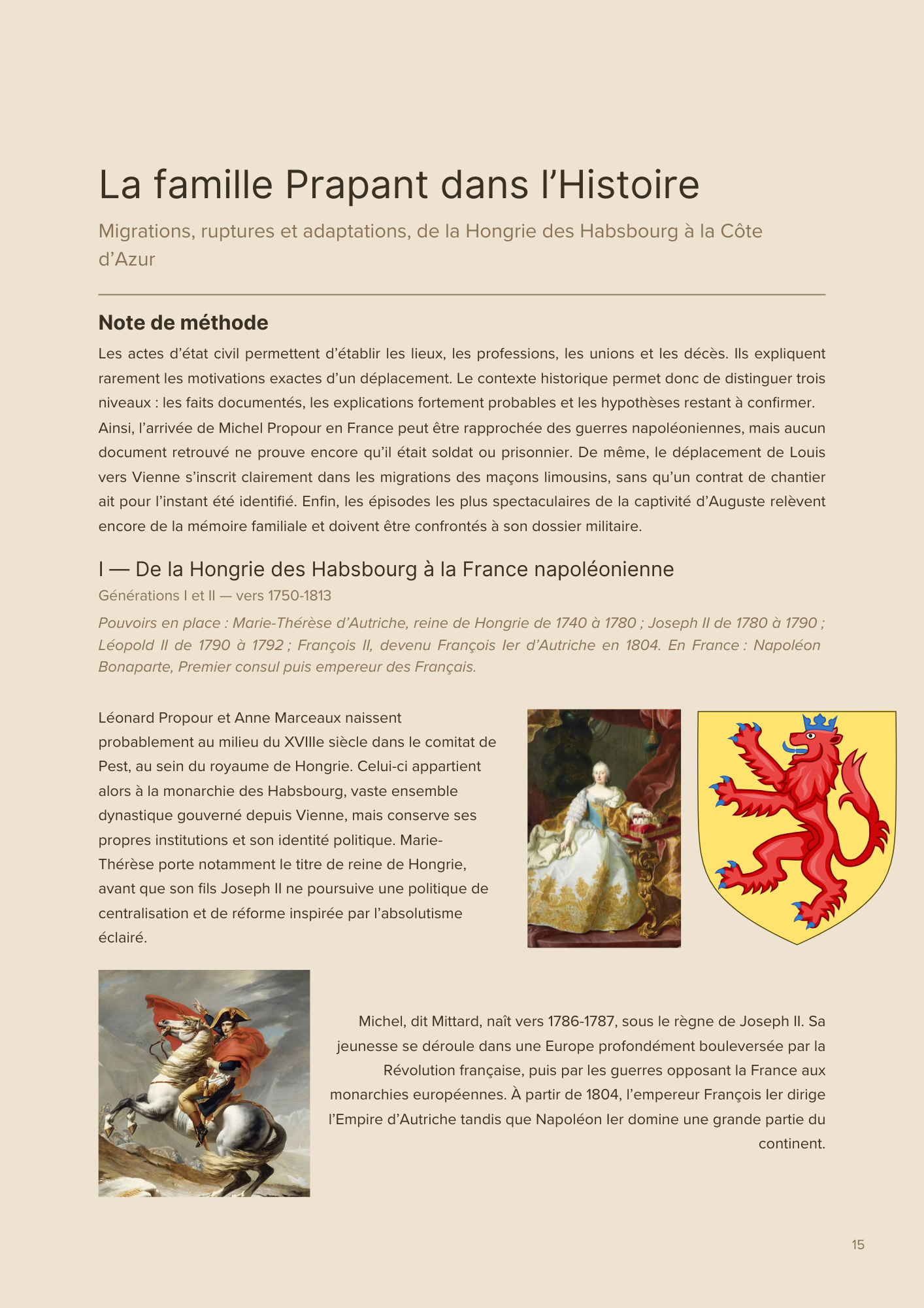 Emplacement réservé pour un extrait de contexte historique
